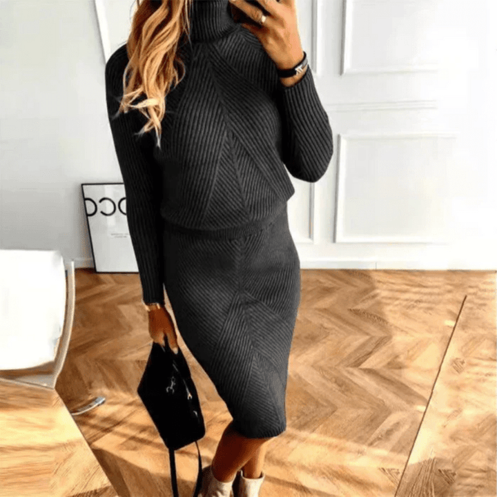 Hermine | Ensemble En Tricot Douillet Pour Femme | Deux Pièces - Looksy