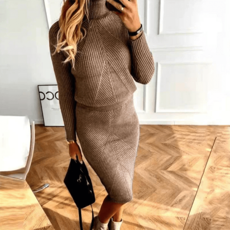 Hermine | Ensemble En Tricot Douillet Pour Femme | Deux Pièces - Looksy