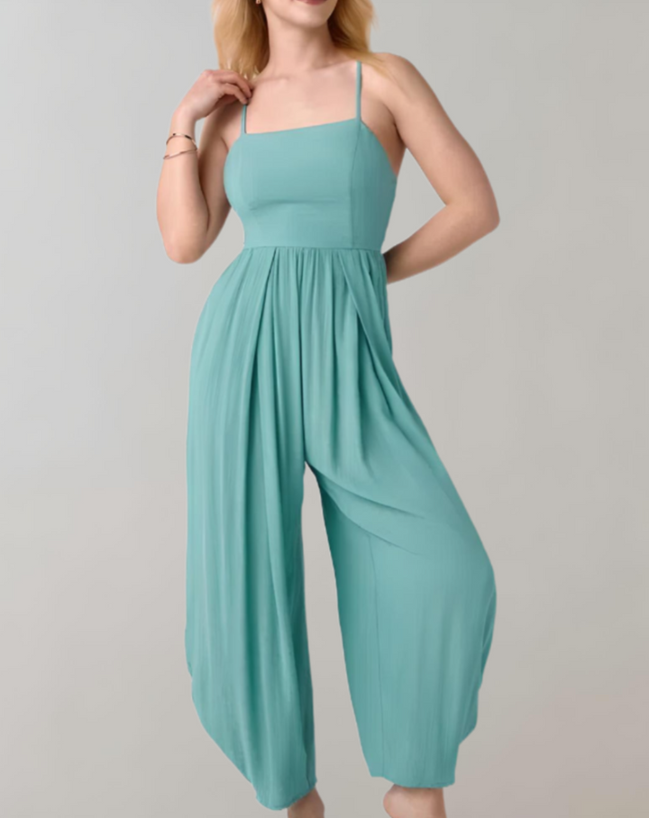 FashionFlow combi-pantalon bretelles spaghetti – élégance & confort