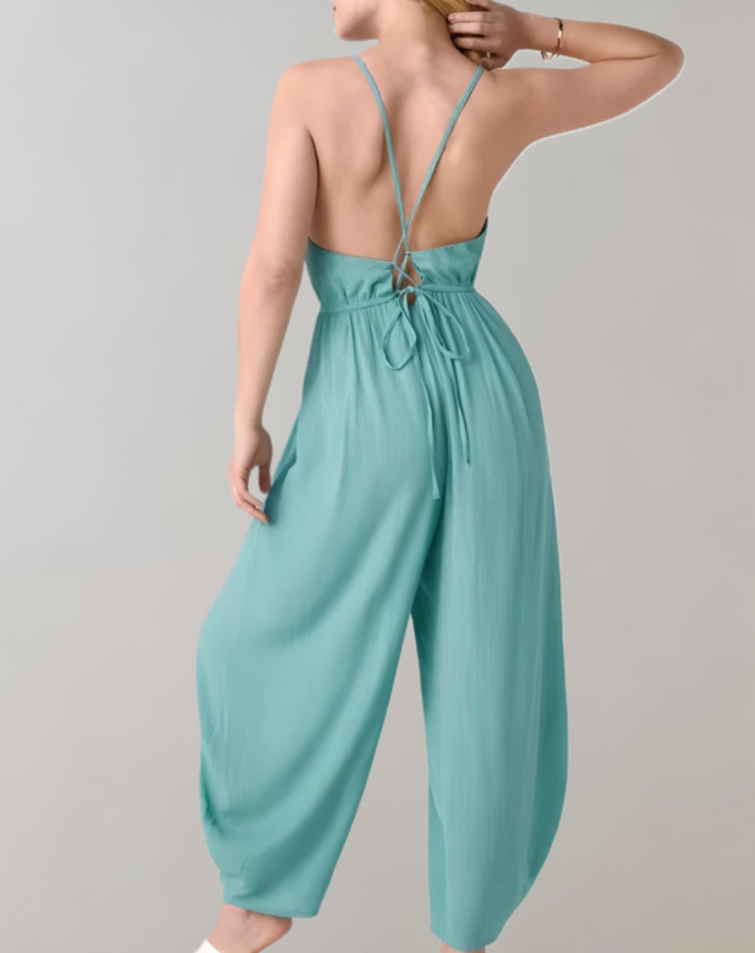 FashionFlow combi-pantalon bretelles spaghetti – élégance & confort