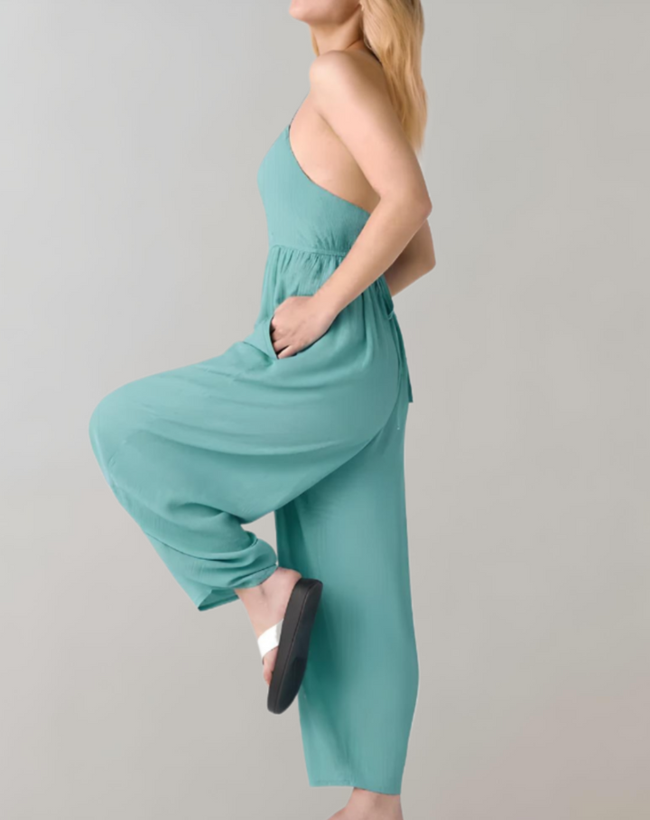 FashionFlow combi-pantalon bretelles spaghetti – élégance & confort