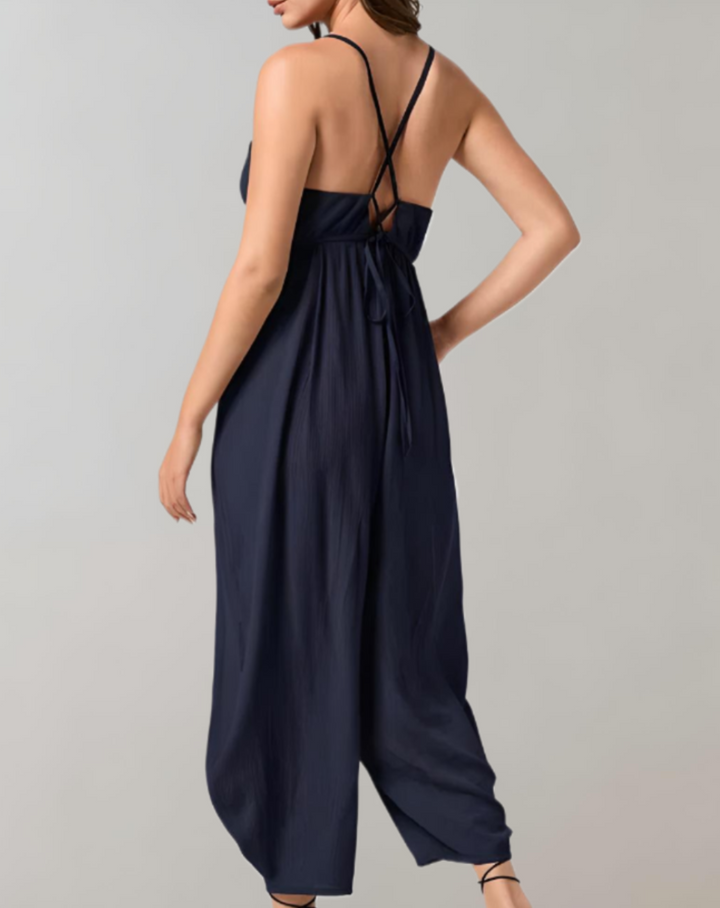 FashionFlow combi-pantalon bretelles spaghetti – élégance & confort