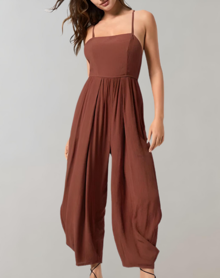 FashionFlow combi-pantalon bretelles spaghetti – élégance & confort