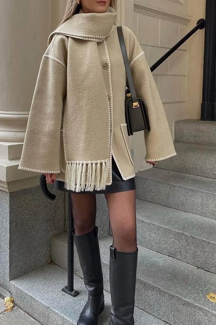 Manteau Cape Oversize Femme - Chic Élégant & Tendance