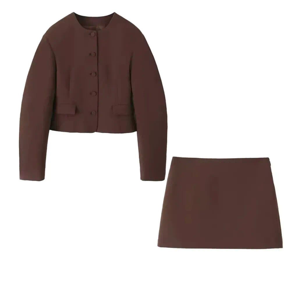 Ensemble Sweat Capuche & Jupe : Élégance Confort Automnal