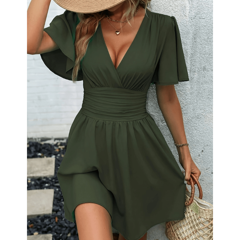 Ilidia | Robe D'été Chic à Manches Pour Femme | Mini - Looksy