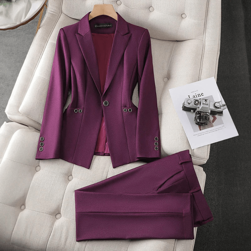 Isabelle | Costume Blazer et Pantalon Femme | Ensemble Stylé - Looksy