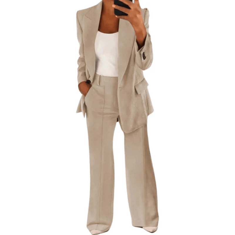 Jacqueline | Ensemble Blazer et Pantalon Femme | Ensemble Stylé - Looksy