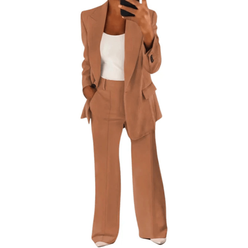 Jacqueline | Ensemble Blazer et Pantalon Femme | Ensemble Stylé - Looksy