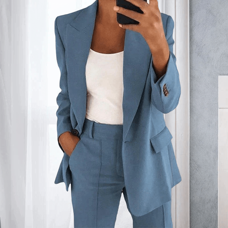 Jacqueline | Ensemble Blazer et Pantalon Femme | Ensemble Stylé - Looksy