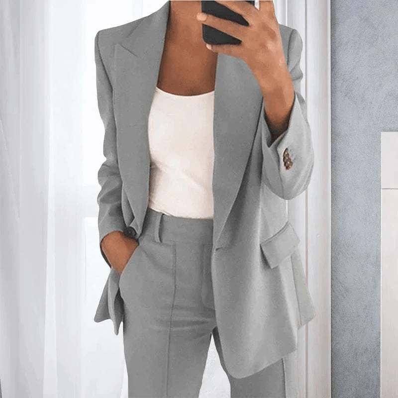 Jacqueline | Ensemble Blazer et Pantalon Femme | Ensemble Stylé - Looksy