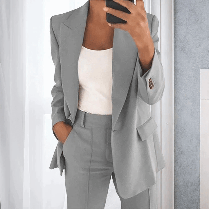 Jacqueline | Ensemble Blazer et Pantalon Femme | Ensemble Stylé - Looksy