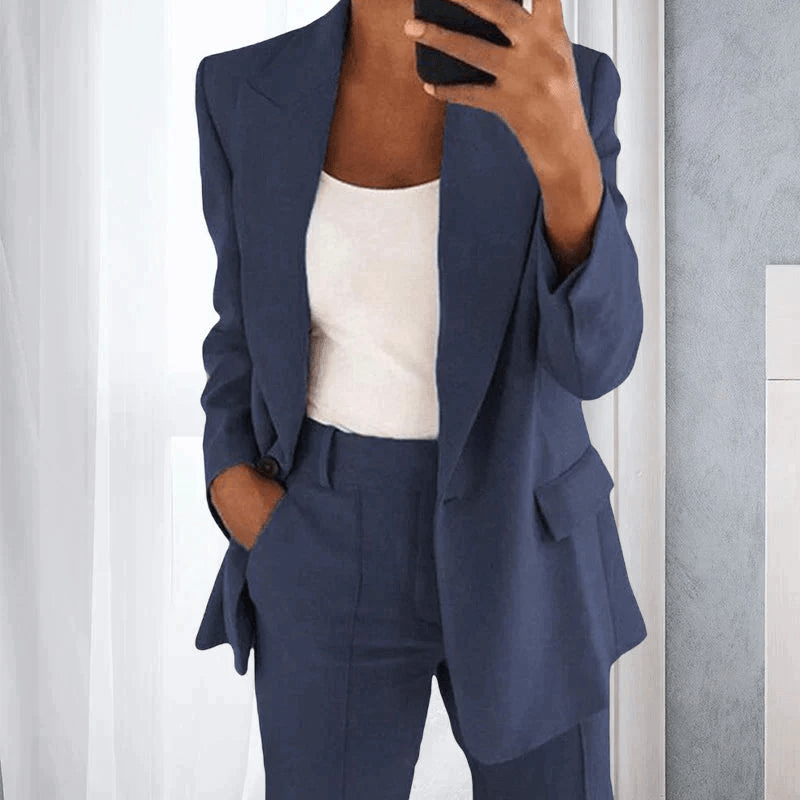 Jacqueline | Ensemble Blazer et Pantalon Femme | Ensemble Stylé - Looksy