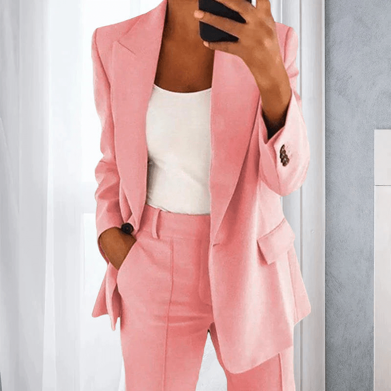 Jacqueline | Ensemble Blazer et Pantalon Femme | Ensemble Stylé - Looksy