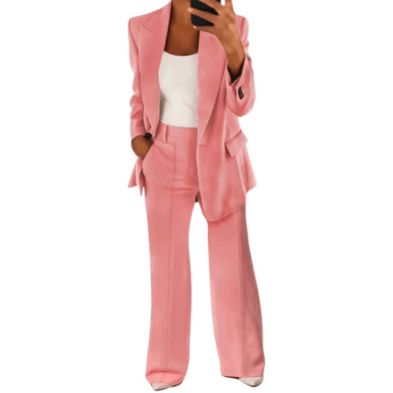 Jacqueline | Ensemble Blazer et Pantalon Femme | Ensemble Stylé - Looksy