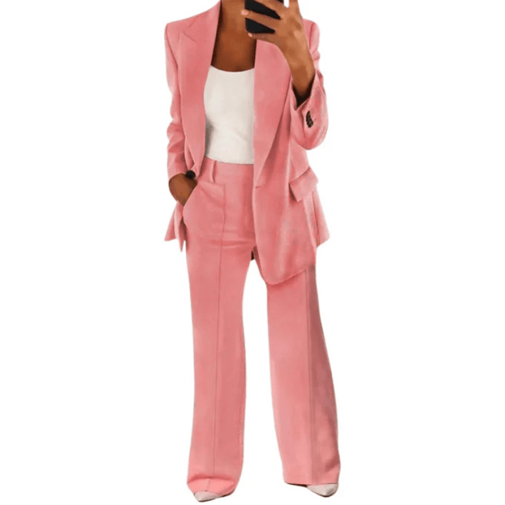 Jacqueline | Ensemble Blazer et Pantalon Femme | Ensemble Stylé - Looksy