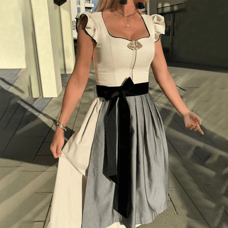 Jadranka | Robe élégante d'inspiration vintage pour femme | Midi - Looksy