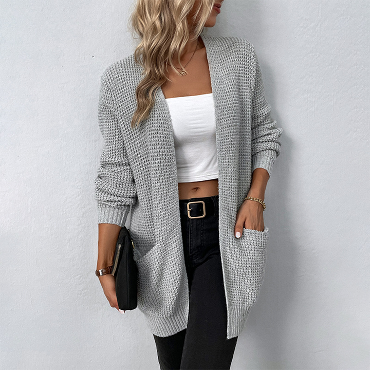 Lily gilet long polaire femme – doux, chaud et élégant