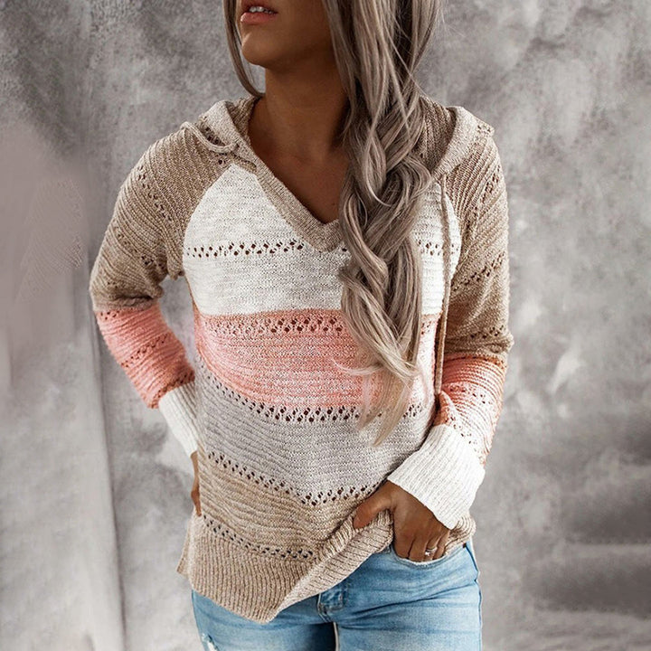 Vera pull femme col V élégant et confortable au quotidien