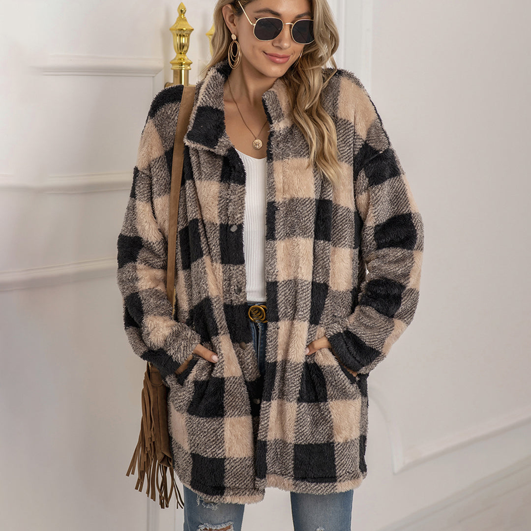 Mila gilet femme en maille à motif classique et élégant
