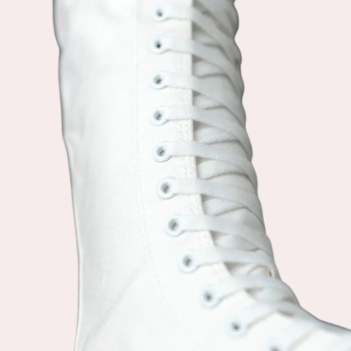 AMABELLE Bottes Femme Lacets Mode Élégantes Confortables Polyvalentes