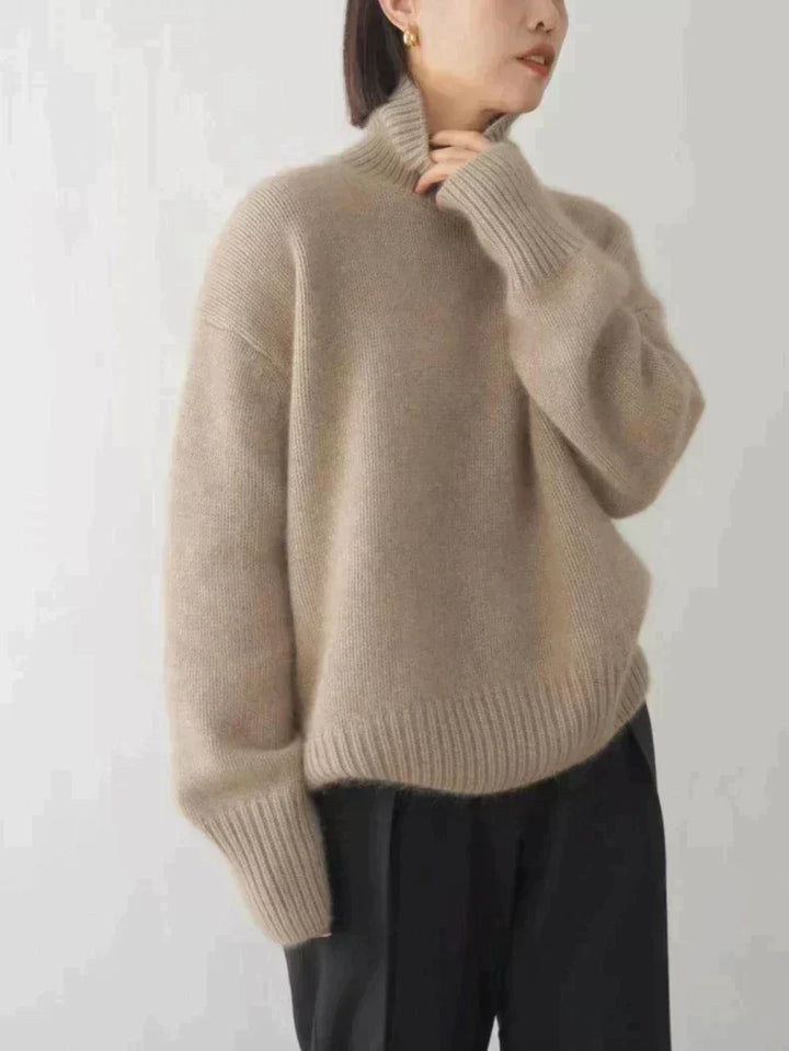 Pull Col Roulé Oversize – Édition Limitée | Chaleur & Élégance Assurées