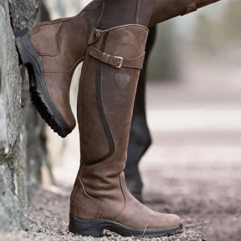 Marie - Laure | Bottes Hautes Extérieures pour Femme | Chaudes - Looksy