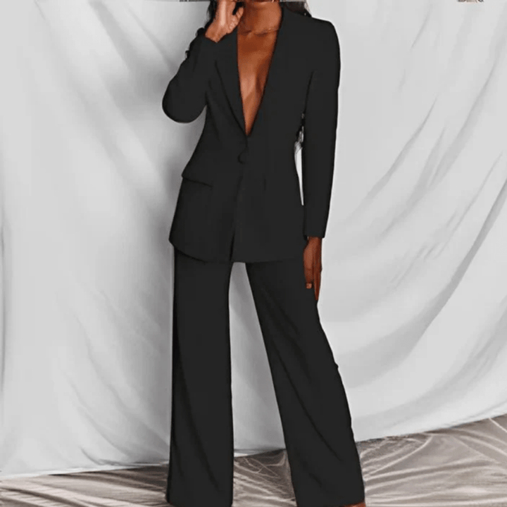 Martine | Ensemble Tailleur Pantalon Femme | Tenue Formelle - Looksy