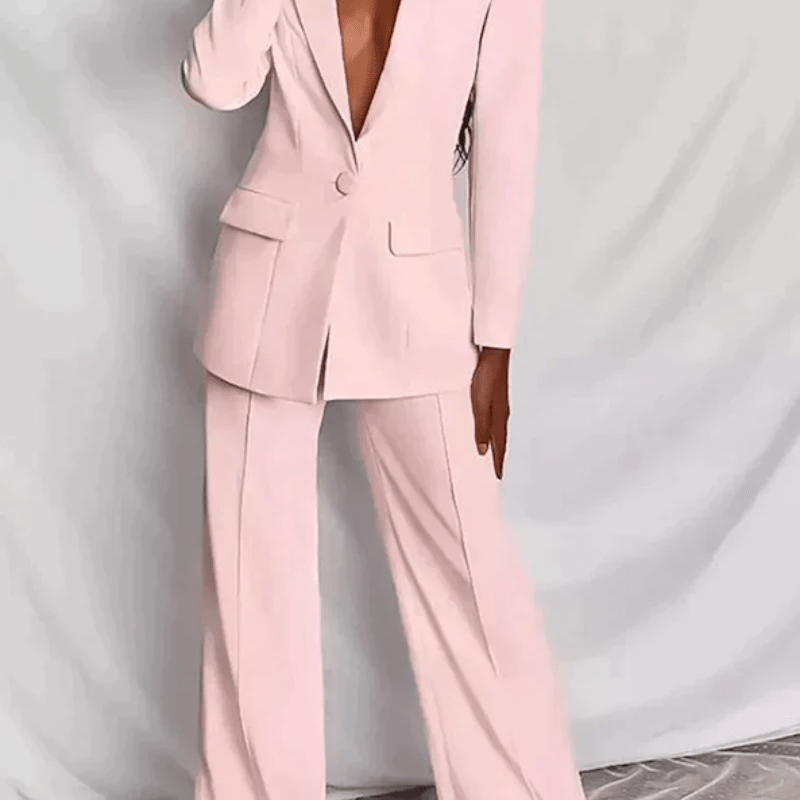 Martine | Ensemble Tailleur Pantalon Femme | Tenue Formelle - Looksy
