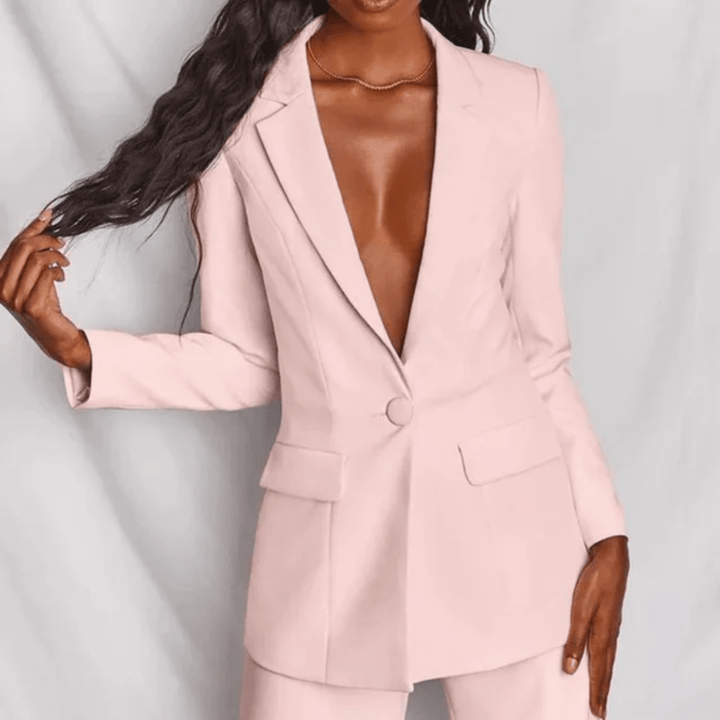Martine | Ensemble Tailleur Pantalon Femme | Tenue Formelle - Looksy