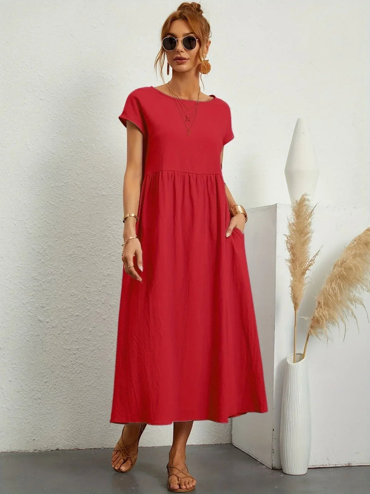 Robe Longue Ample Femme - Élégance Estivale Confort