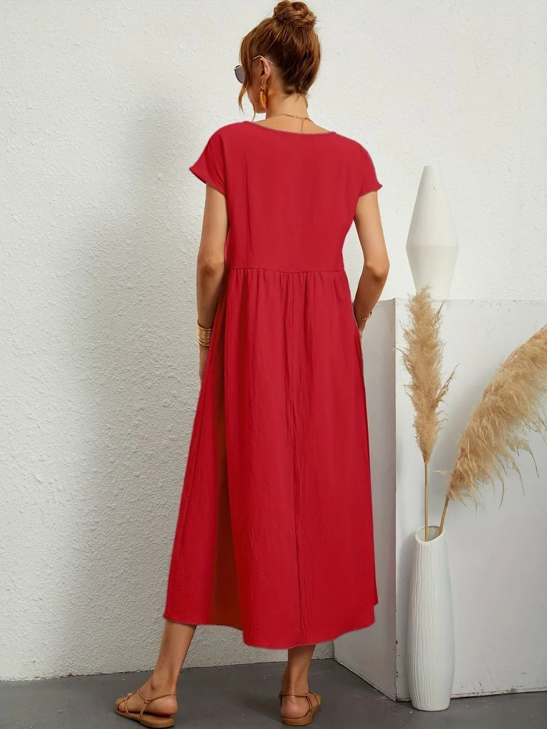 Robe Longue Ample Femme - Élégance Estivale Confort