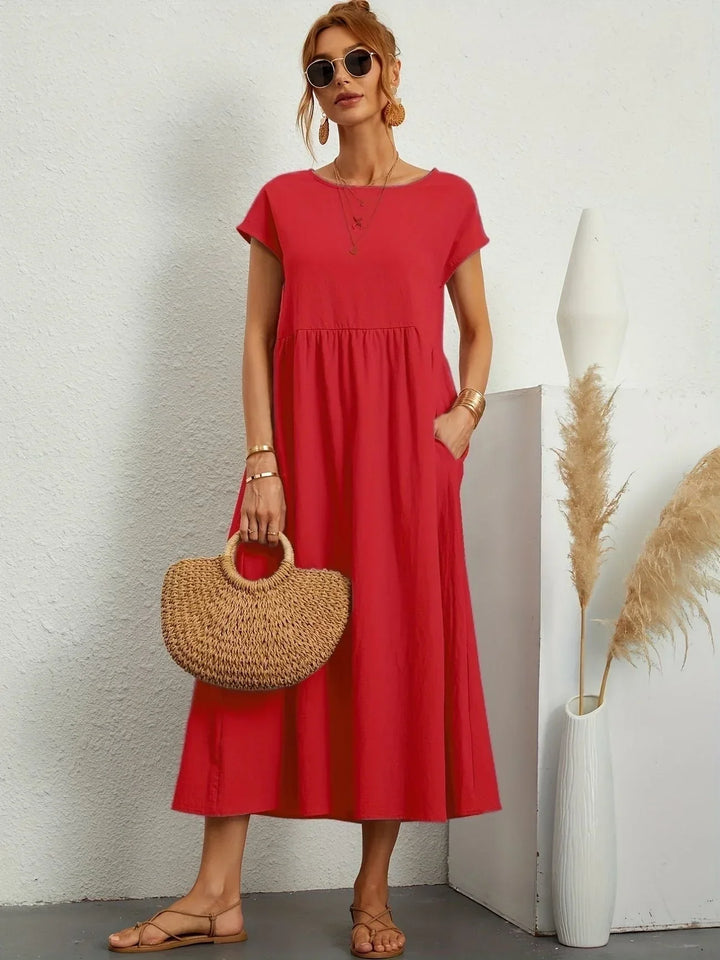 Robe Longue Ample Femme - Élégance Estivale Confort