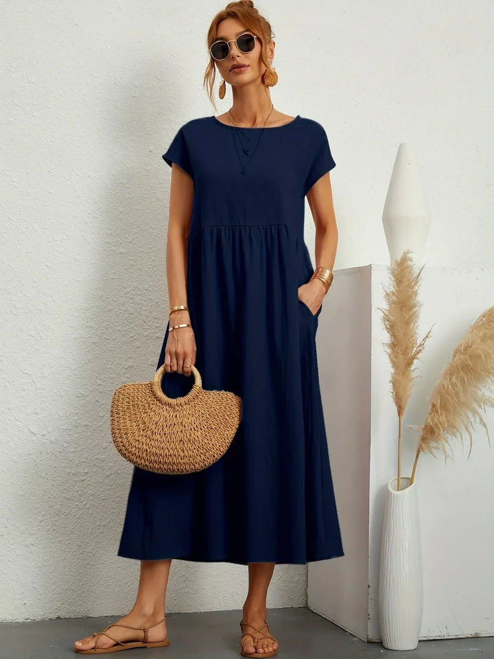 Robe Longue Ample Femme - Élégance Estivale Confort