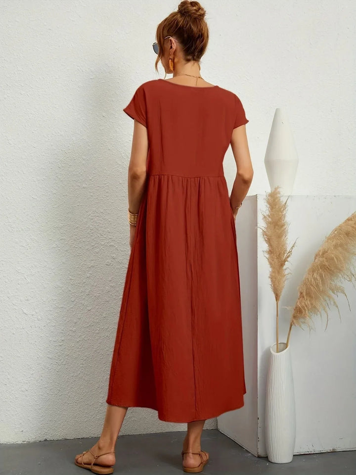 Robe Longue Ample Femme - Élégance Estivale Confort