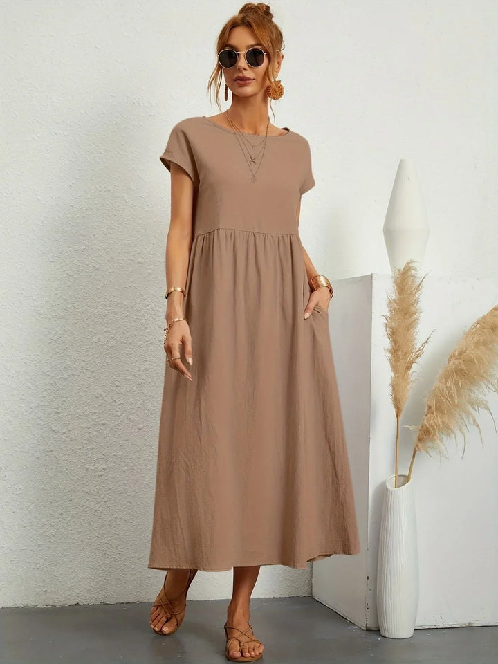 Robe Longue Ample Femme - Élégance Estivale Confort