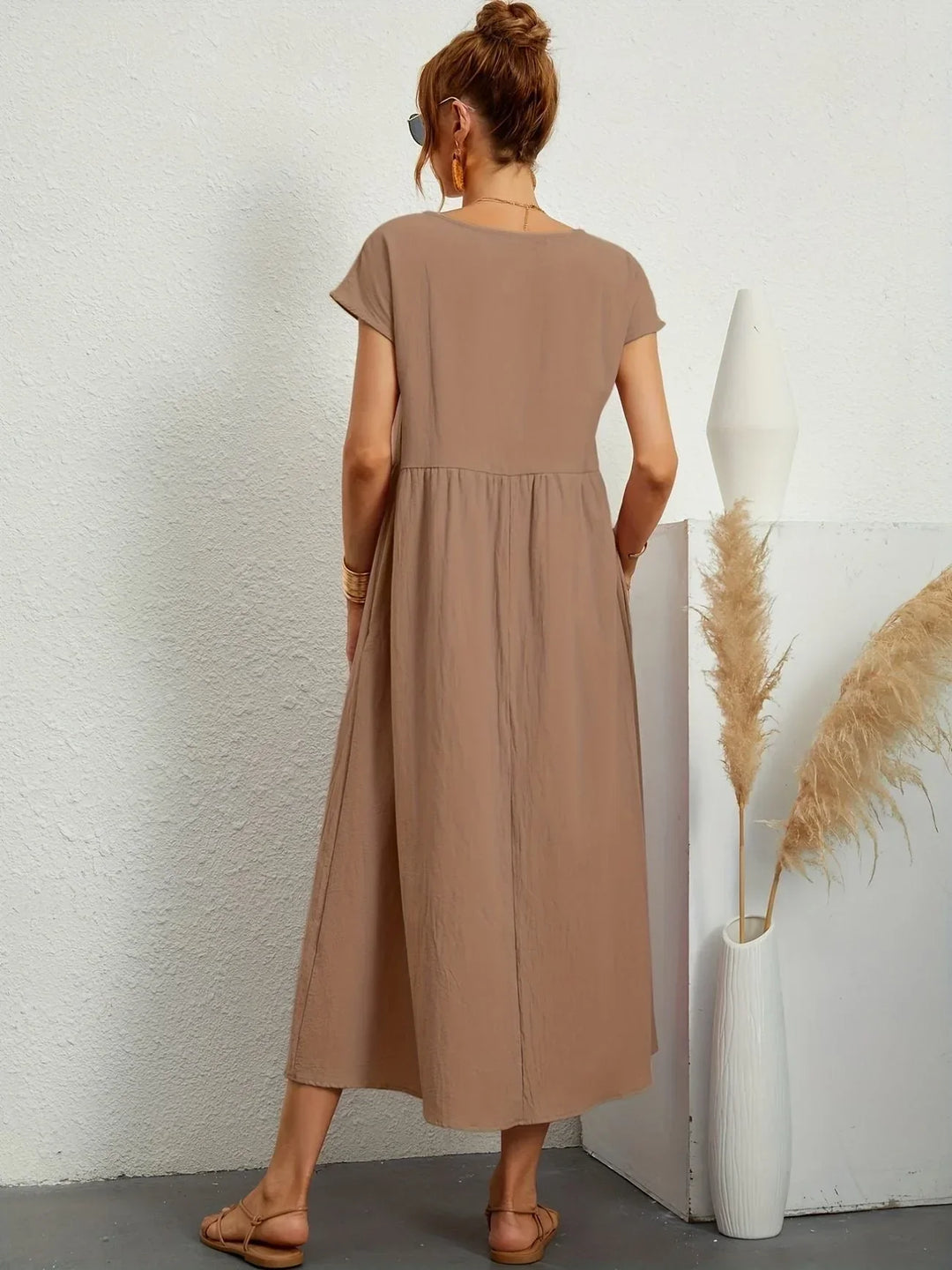 Robe Longue Ample Femme - Élégance Estivale Confort