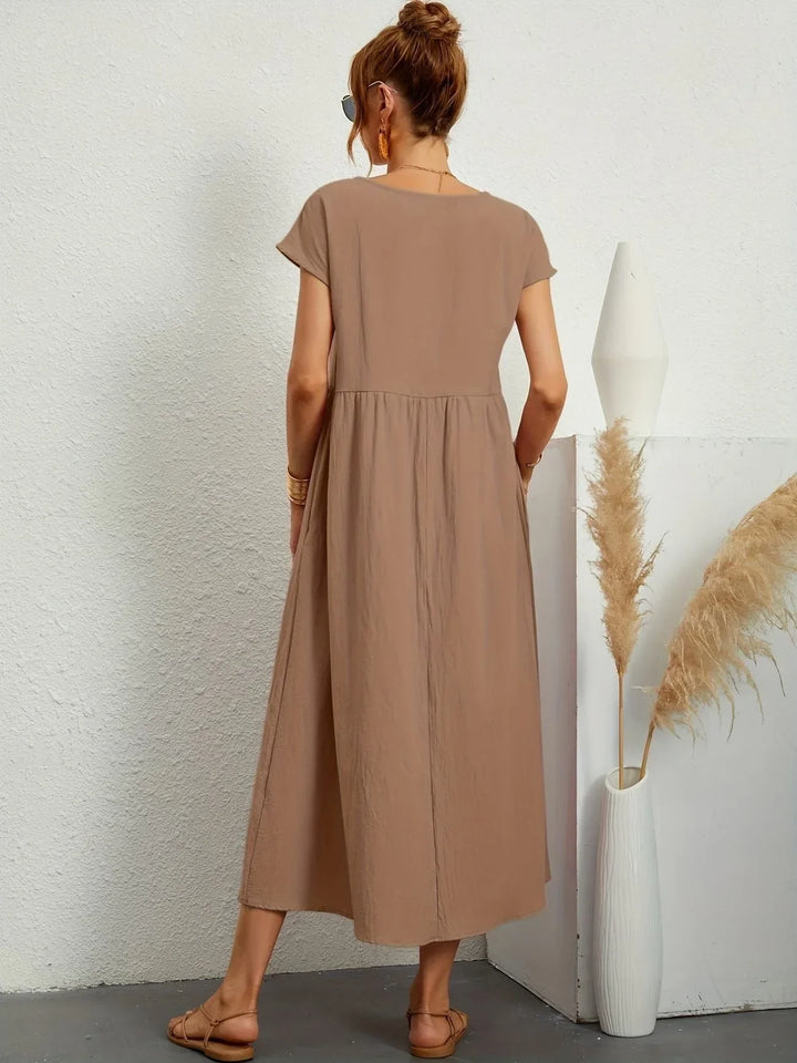 Robe Longue Ample Femme - Élégance Estivale Confort