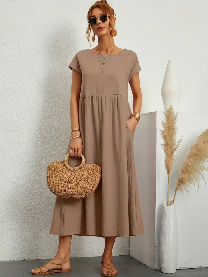 Robe Longue Ample Femme - Élégance Estivale Confort