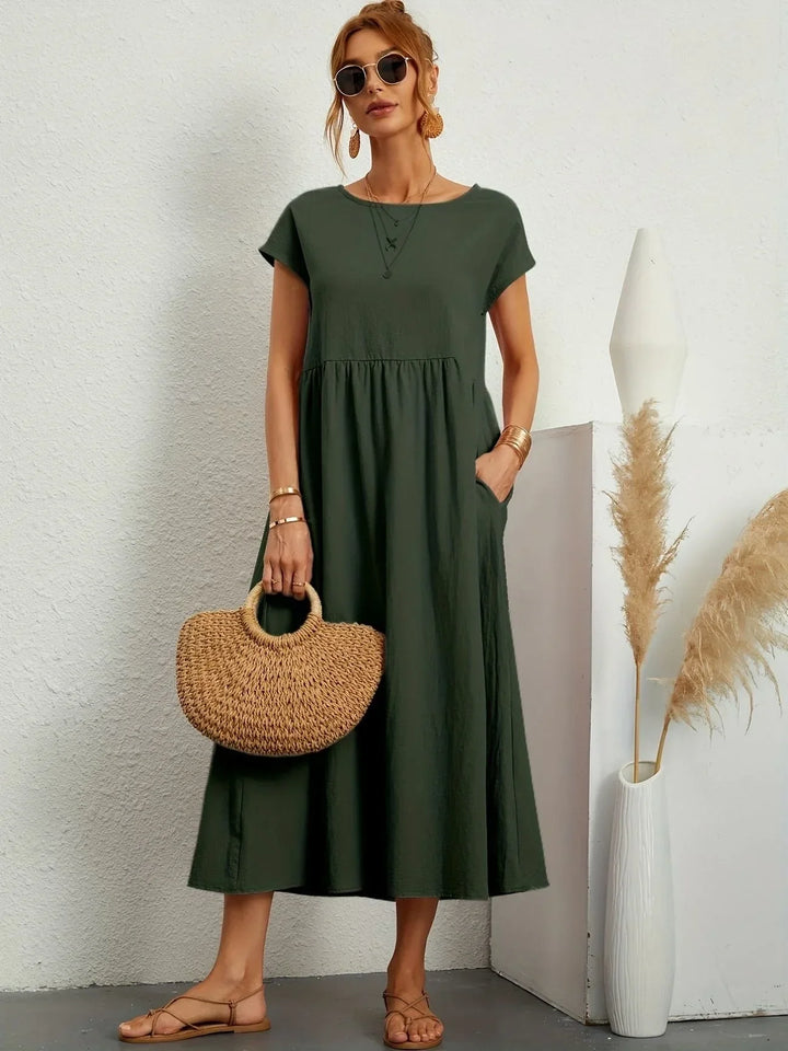 Robe Longue Ample Femme - Élégance Estivale Confort