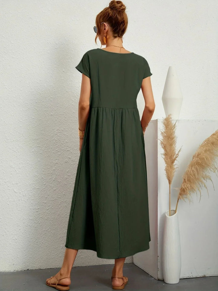 Robe Longue Ample Femme - Élégance Estivale Confort