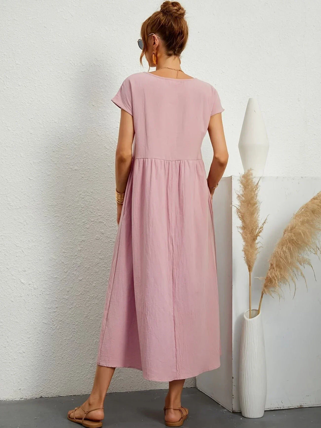 Robe Longue Ample Femme - Élégance Estivale Confort