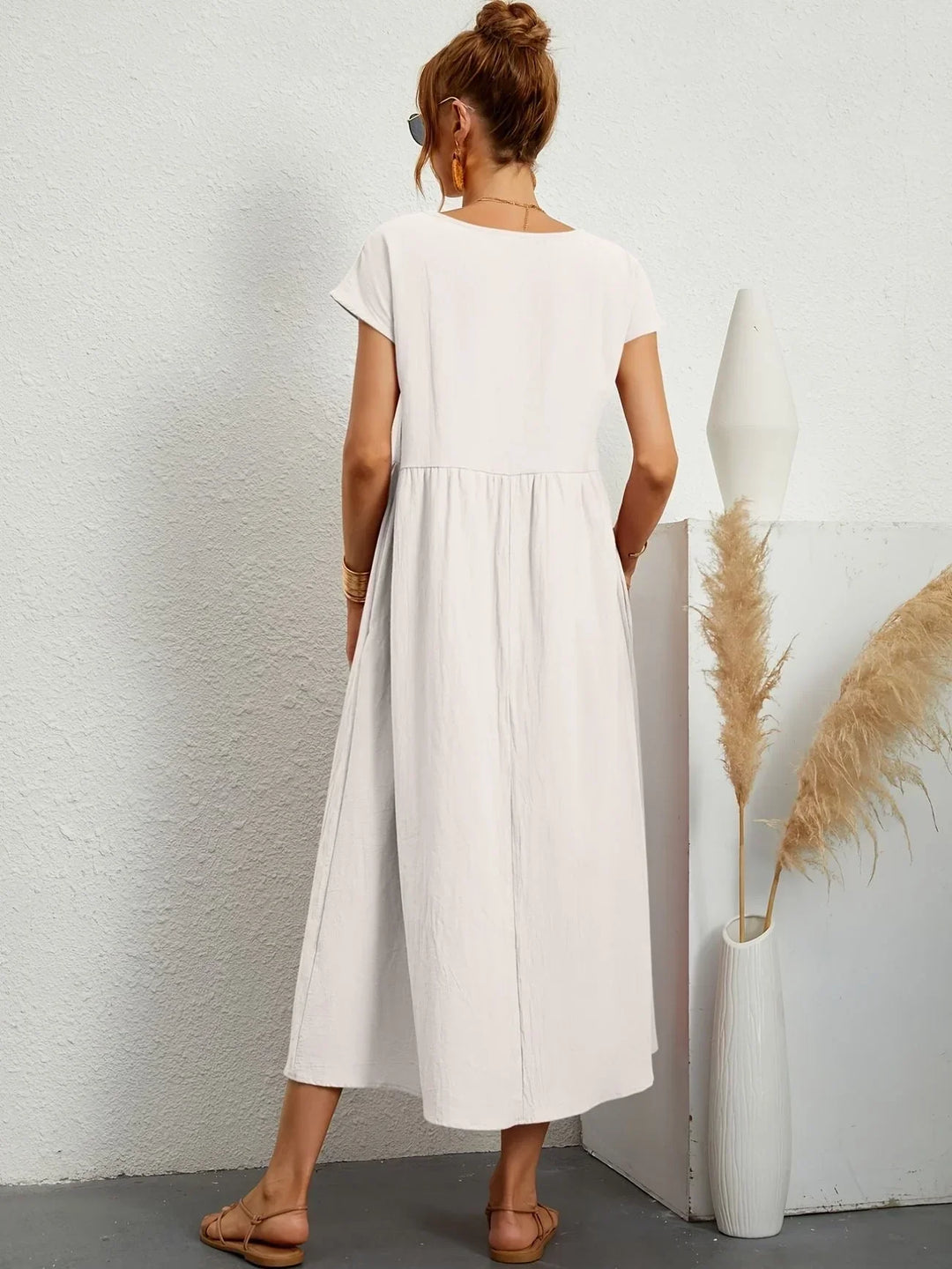 Robe Longue Ample Femme - Élégance Estivale Confort