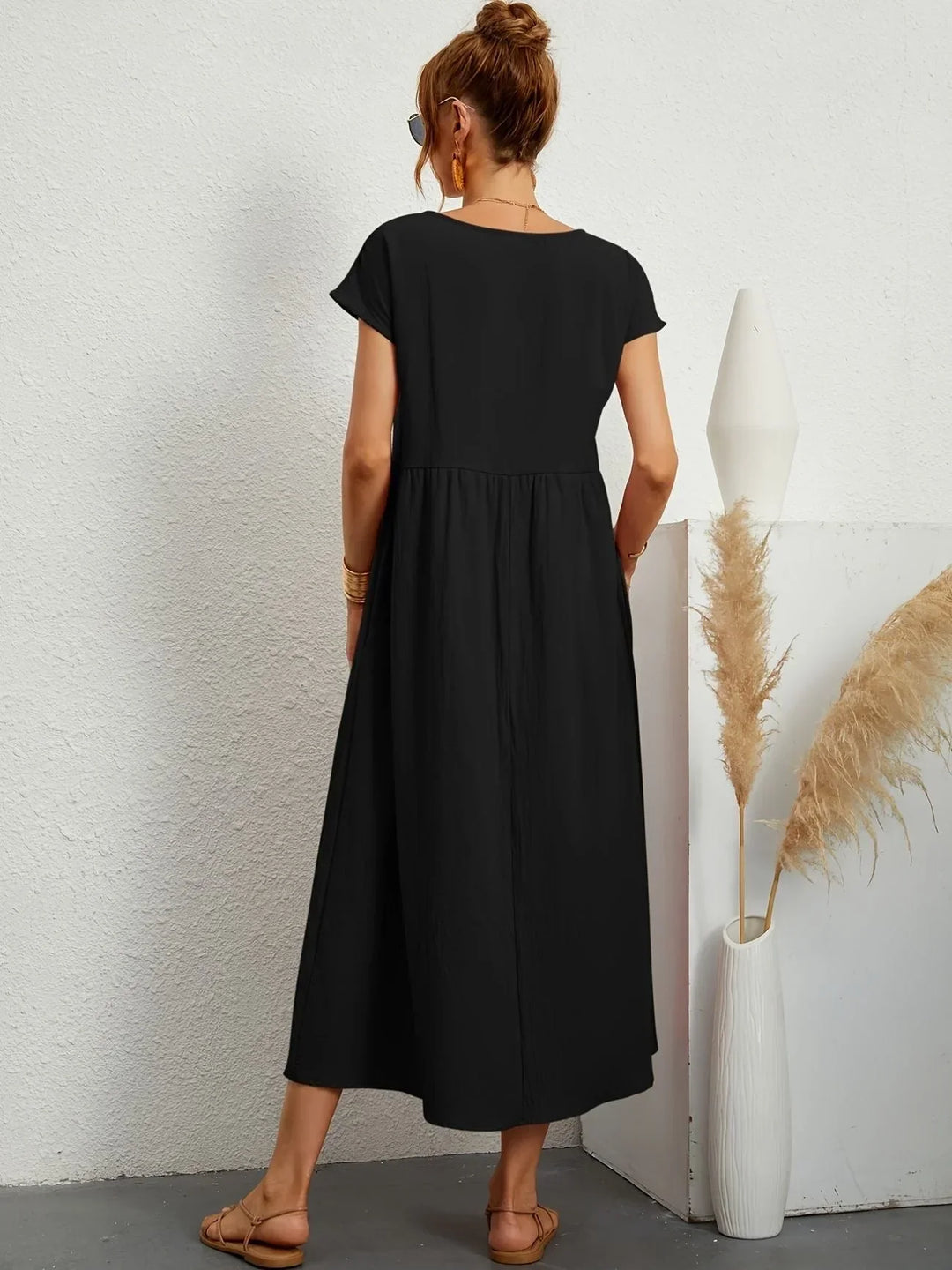 Robe Longue Ample Femme - Élégance Estivale Confort