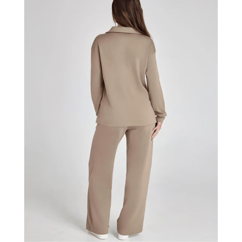 Nidia | Ensemble Décontracté Pour Femme Avec Col V | Deux Pièces - Looksy