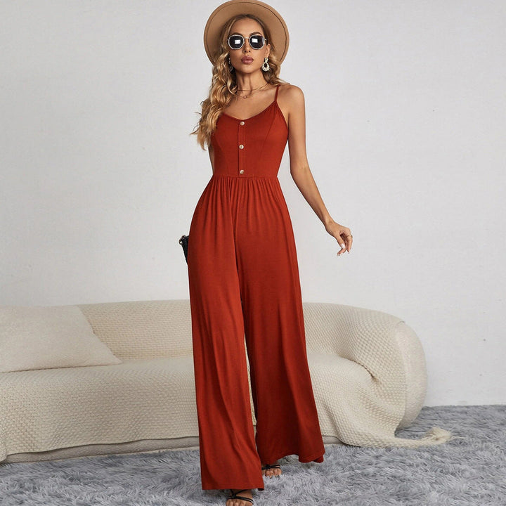 Combinaison Elena Femme à Pantalon Large Élégante et Confortable