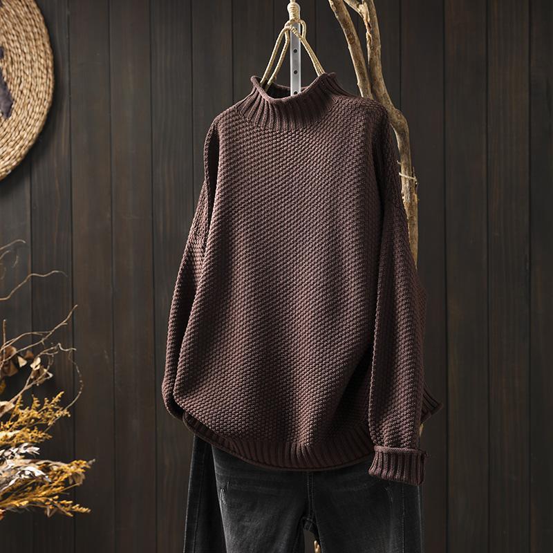 Pull Oversize Maille Épaisse Hiver | Élégant & Chaleureux