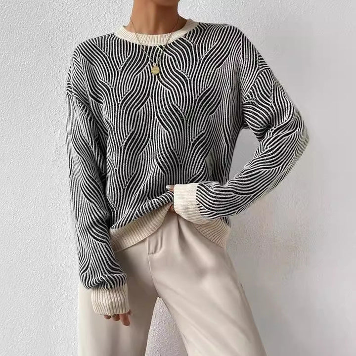 Pull Rayé Texturé : Confort Élégant & Original