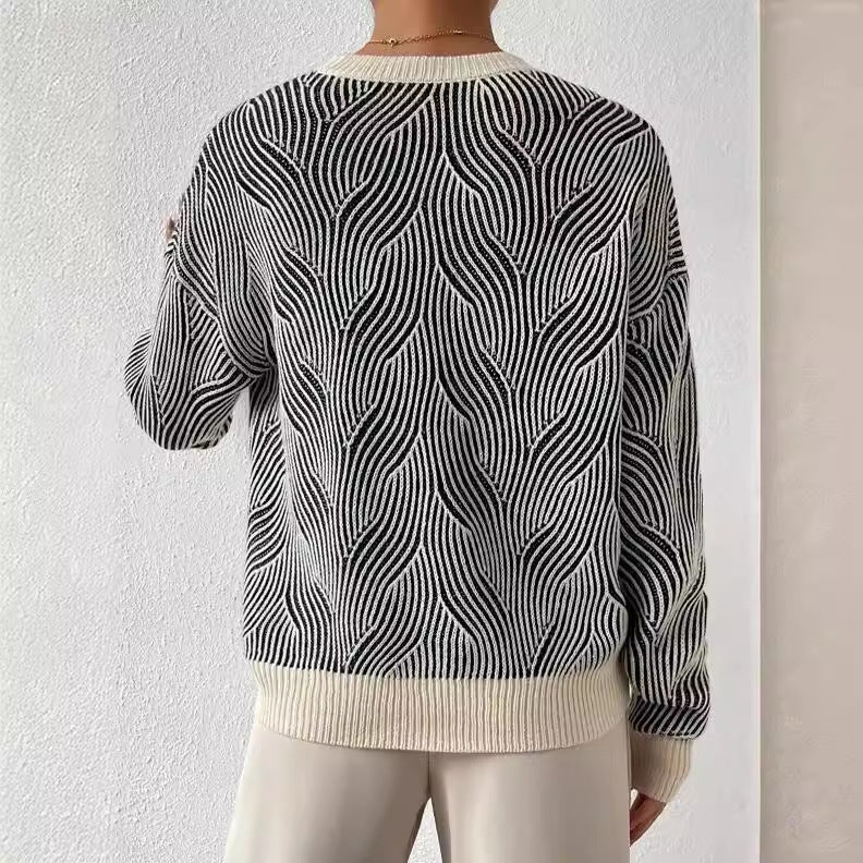 Pull Rayé Texturé : Confort Élégant & Original