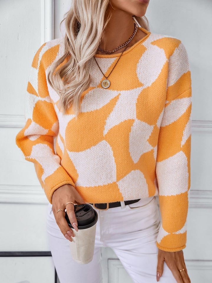 Pull Graphique Tendance : Tricot Doux & Confortable